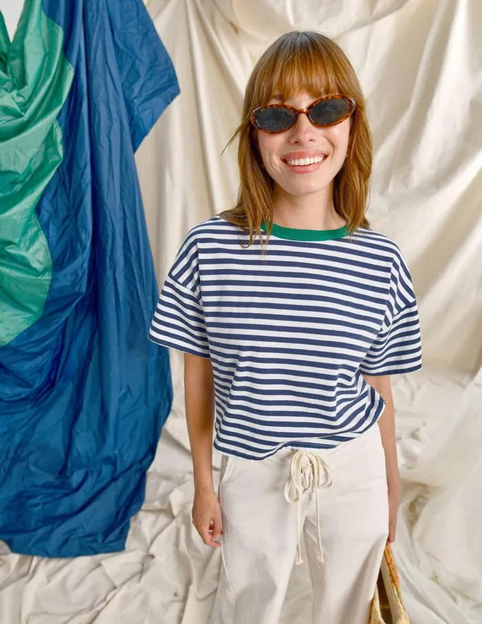 Sundry Clothing Tees Women Women039s Cropped Boxy Tee In Optic White Optic White Sundry Clothing Tees Women Women039s Cropped Boxy Tee In Optic White Optic White
