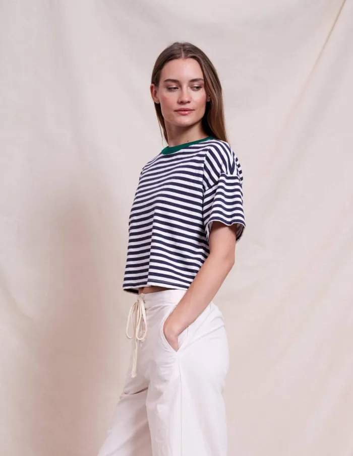 Sundry Clothing Tees Women Women039s Cropped Boxy Tee In Optic White Optic White Sundry Clothing Tees Women Women039s Cropped Boxy Tee In Optic White Optic White