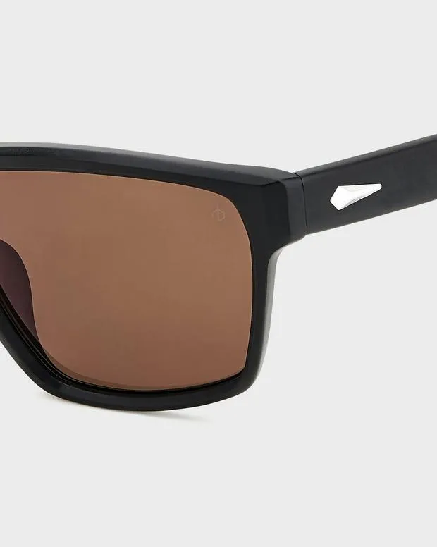 Sunglasses Men rag and bone Aron Matte BlackMatte WhiteMatte Green