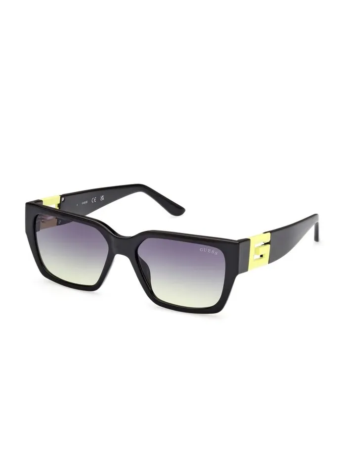 Sunglasses Square Sunglasses and Fabric Chain Set Black 8211 GUESS Women Sunglasses Square Sunglasses and Fabric Chain Set Black 8211 GUESS Women