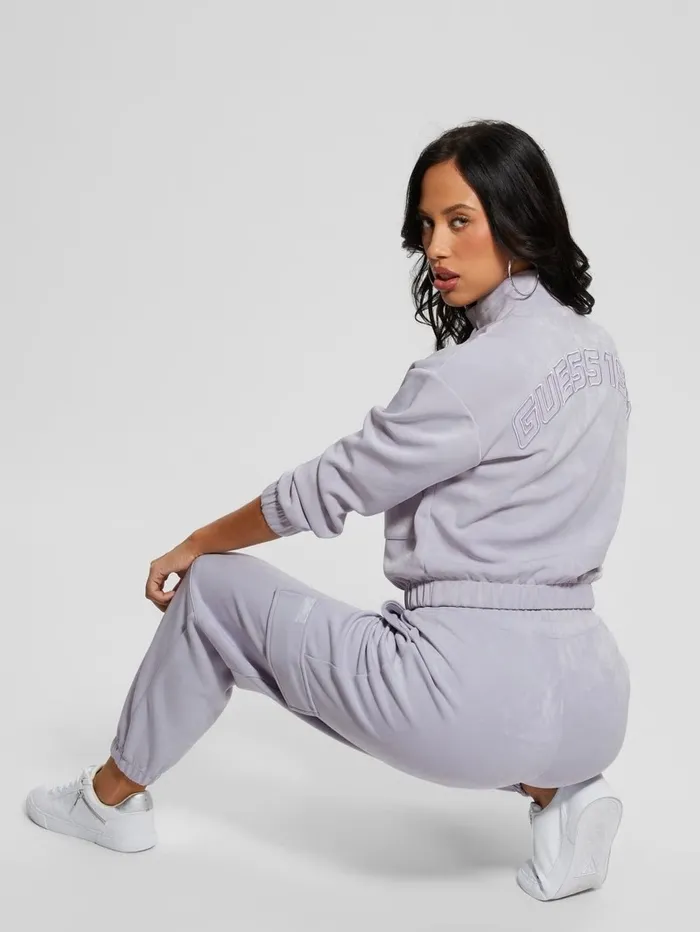 Sweaters and Knits GUESS Women Euphemia Cargo ZipUp Sweater Glacier Sea Blue Sweaters and Knits GUESS Women Euphemia Cargo ZipUp Sweater Glacier Sea Blue