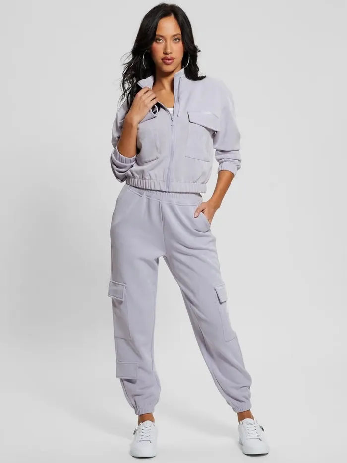 Sweaters and Knits GUESS Women Euphemia Cargo ZipUp Sweater Glacier Sea Blue Sweaters and Knits GUESS Women Euphemia Cargo ZipUp Sweater Glacier Sea Blue