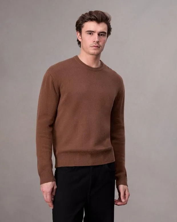 Sweaters rag and bone Men Downing Relaxed Fit Cashmere Sweater ClayShark Blue