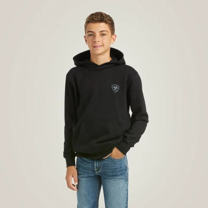 Sweatshirts and Hoodies Kids Ariat Patriot 20 Sweatshirt Blackgrey