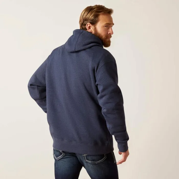 Sweatshirts and Hoodies Men Ariat American Steer Hoodie Navy Heather Sweatshirts and Hoodies Men Ariat American Steer Hoodie Navy Heather