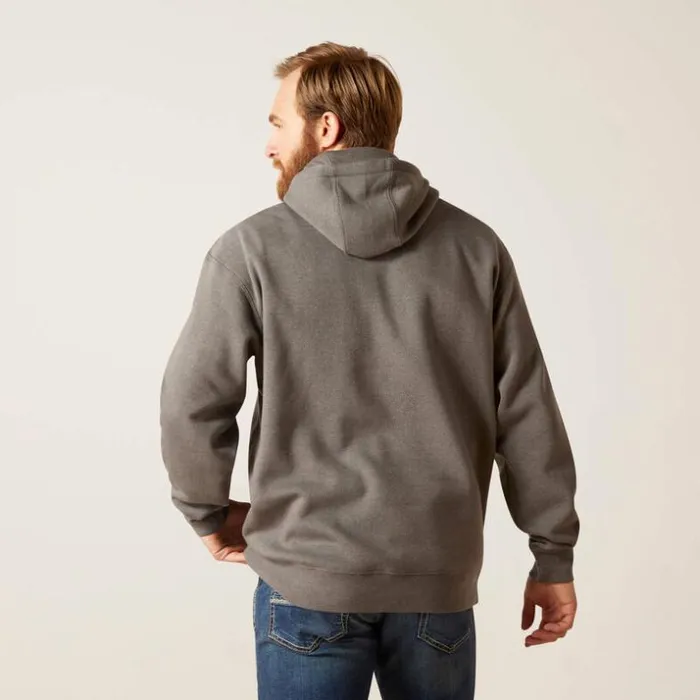 Sweatshirts and Hoodies Men Ariat Ariat Logo Hoodie Grey Heather Sweatshirts and Hoodies Men Ariat Ariat Logo Hoodie Grey Heather