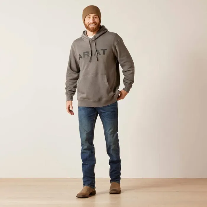 Sweatshirts and Hoodies Men Ariat Ariat Logo Hoodie Grey Heather Sweatshirts and Hoodies Men Ariat Ariat Logo Hoodie Grey Heather