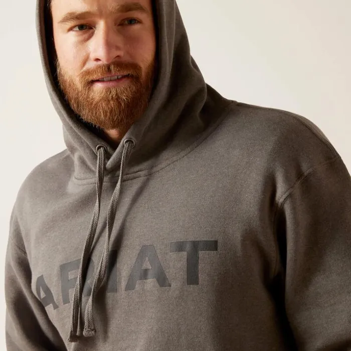Sweatshirts and Hoodies Men Ariat Ariat Logo Hoodie Grey Heather Sweatshirts and Hoodies Men Ariat Ariat Logo Hoodie Grey Heather