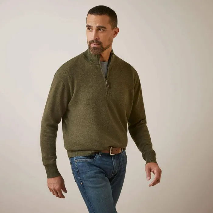 Sweatshirts and Hoodies Men Ariat Bolinas Sweater Earth