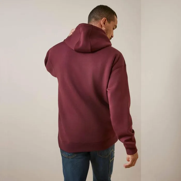 Sweatshirts and Hoodies Men Ariat Rebar Graphic Hoodie Malbec Grey Sweatshirts and Hoodies Men Ariat Rebar Graphic Hoodie Malbec Grey