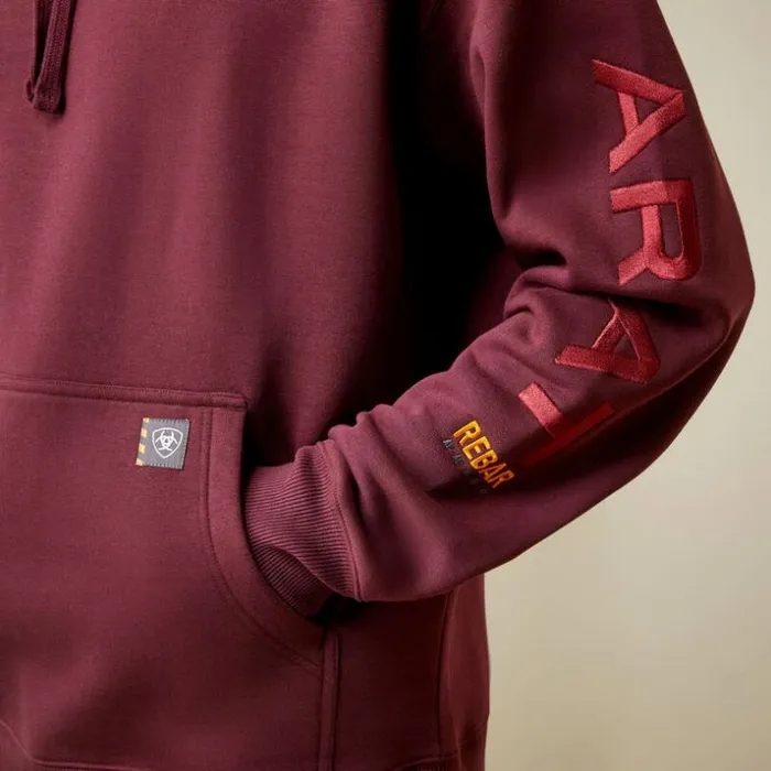 Sweatshirts and Hoodies Men Ariat Rebar Graphic Hoodie Malbec Grey Sweatshirts and Hoodies Men Ariat Rebar Graphic Hoodie Malbec Grey