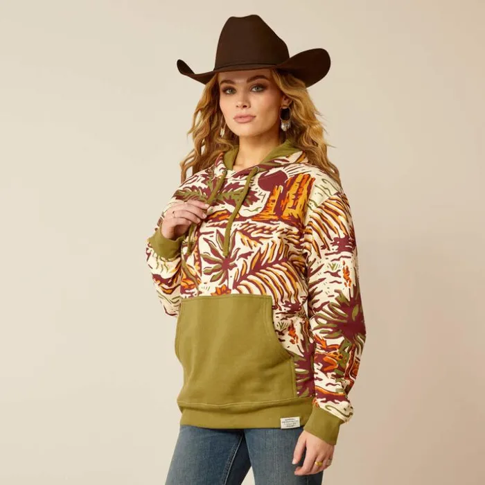Sweatshirts and Hoodies Men Ariat Sendero Desert Print Hoodie Multi Sweatshirts and Hoodies Men Ariat Sendero Desert Print Hoodie Multi
