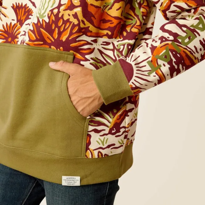 Sweatshirts and Hoodies Men Ariat Sendero Desert Print Hoodie Multi Sweatshirts and Hoodies Men Ariat Sendero Desert Print Hoodie Multi