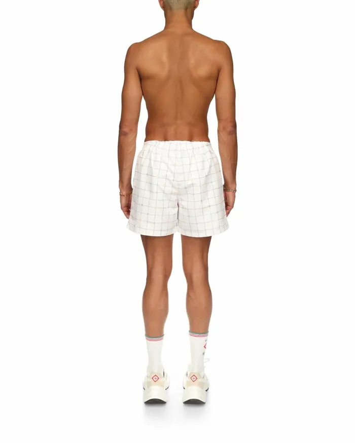 Swimwear Men Casablanca Paris Tennis Check Swim Trunks Swimwear Men Casablanca Paris Tennis Check Swim Trunks