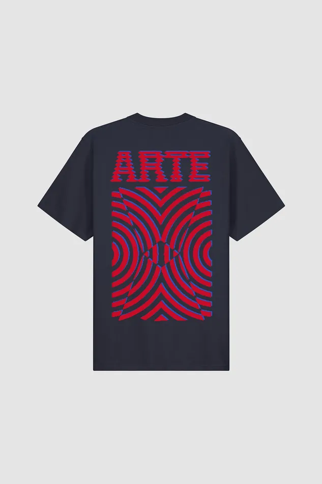 Tshirt imprim mural dans le dos Marine Men Tshirts Arte Antwerp