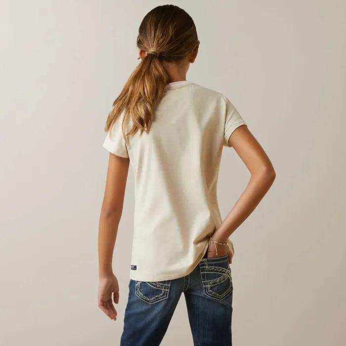 TShirts and Polos Kids Ariat Flora TShirt Oatmeal Heather TShirts and Polos Kids Ariat Flora TShirt Oatmeal Heather