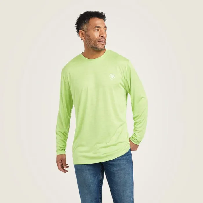 TShirts and Polos Men Ariat Charger Americana TShirt Green Heather TShirts and Polos Men Ariat Charger Americana TShirt Green Heather
