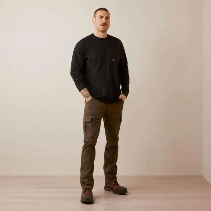 TShirts and Polos Men Ariat Rebar Cotton Strong Union City Black TShirts and Polos Men Ariat Rebar Cotton Strong Union City Black