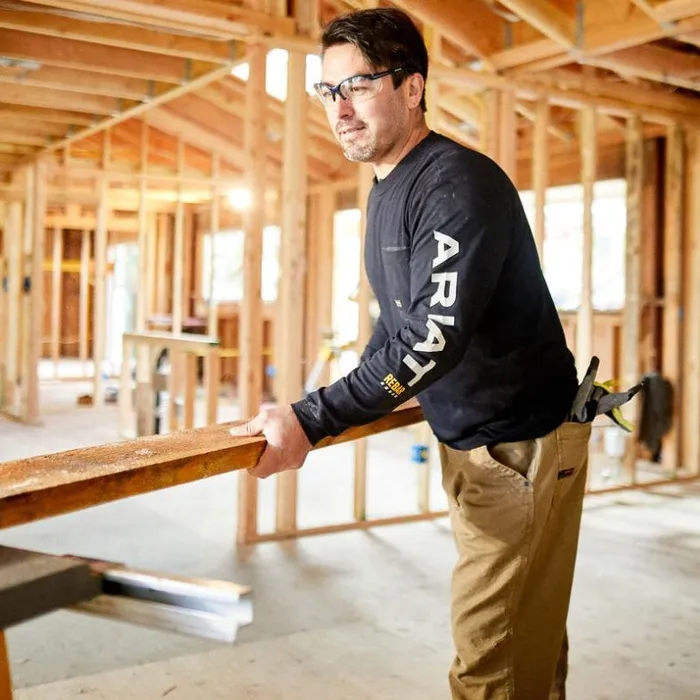 TShirts and Polos Men Ariat Rebar Workman Logo Black