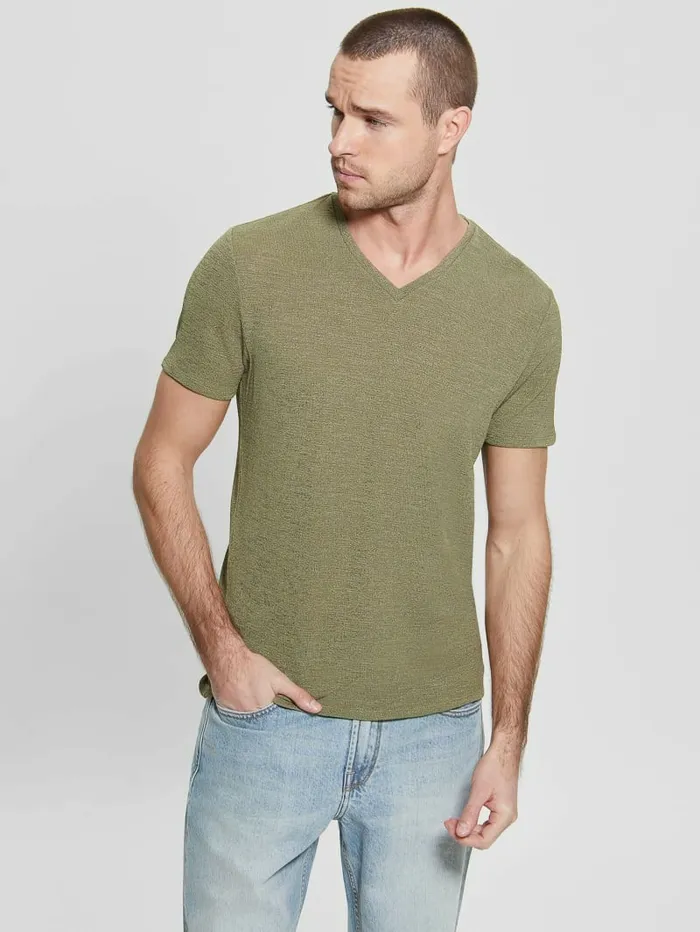 TShirts and Tanks GUESS Men Gauze Tee Dusty Olive TShirts and Tanks GUESS Men Gauze Tee Dusty Olive