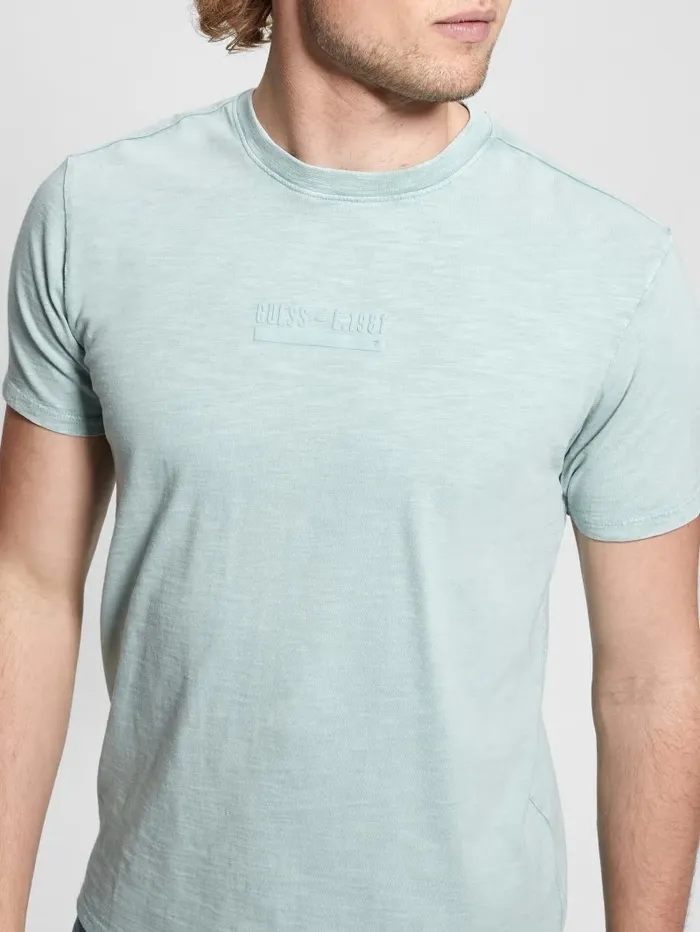 TShirts and Tanks Men GUESS David Acid Wash Tee Lagoon Fog Multi TShirts and Tanks Men GUESS David Acid Wash Tee Lagoon Fog Multi