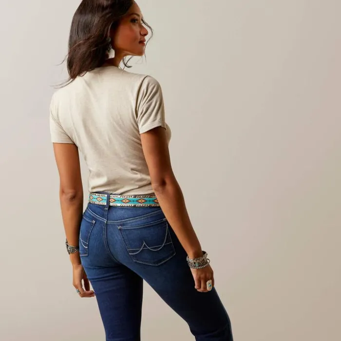 TShirts and Tops Women Ariat Ariat Cowhide Logo TShirt Oatmeal Heather TShirts and Tops Women Ariat Ariat Cowhide Logo TShirt Oatmeal Heather