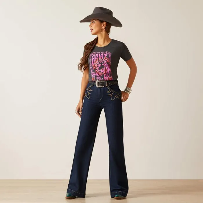 TShirts and Tops Women Ariat Ariat Presents TShirt Charcoal Heather TShirts and Tops Women Ariat Ariat Presents TShirt Charcoal Heather