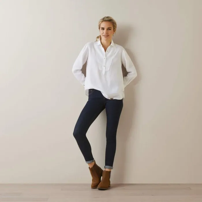 TShirts and Tops Women Ariat Cazadero Blouse White TShirts and Tops Women Ariat Cazadero Blouse White