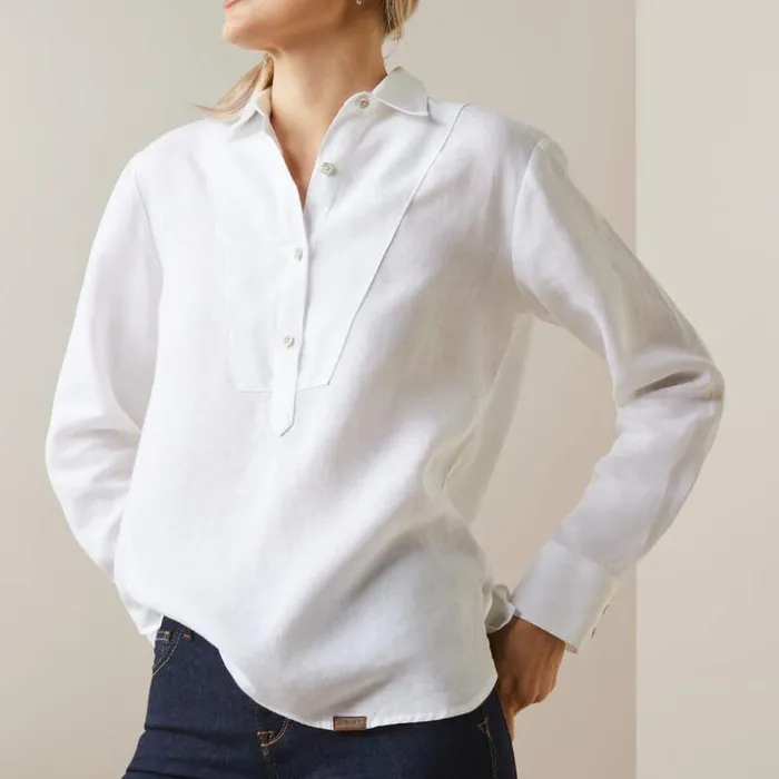 TShirts and Tops Women Ariat Cazadero Blouse White TShirts and Tops Women Ariat Cazadero Blouse White