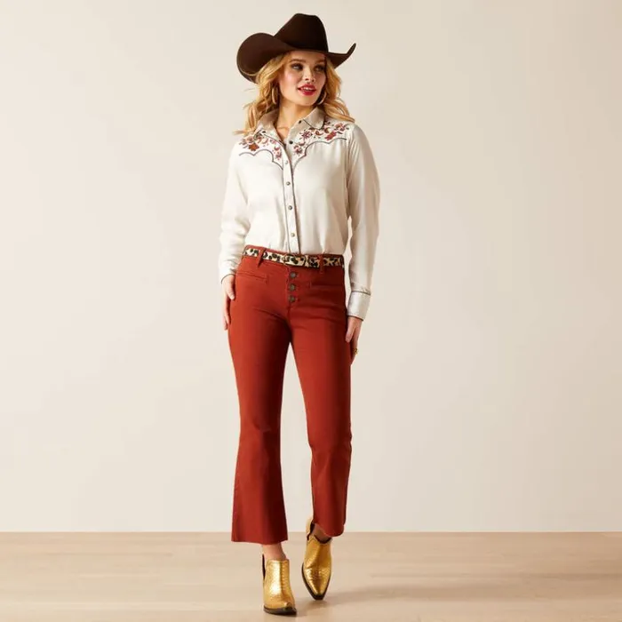 TShirts and Tops Women Ariat Elsa Shirt Blanc De Blanc TShirts and Tops Women Ariat Elsa Shirt Blanc De Blanc