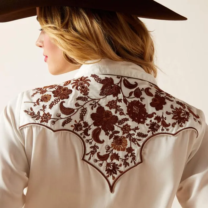 TShirts and Tops Women Ariat Elsa Shirt Blanc De Blanc TShirts and Tops Women Ariat Elsa Shirt Blanc De Blanc
