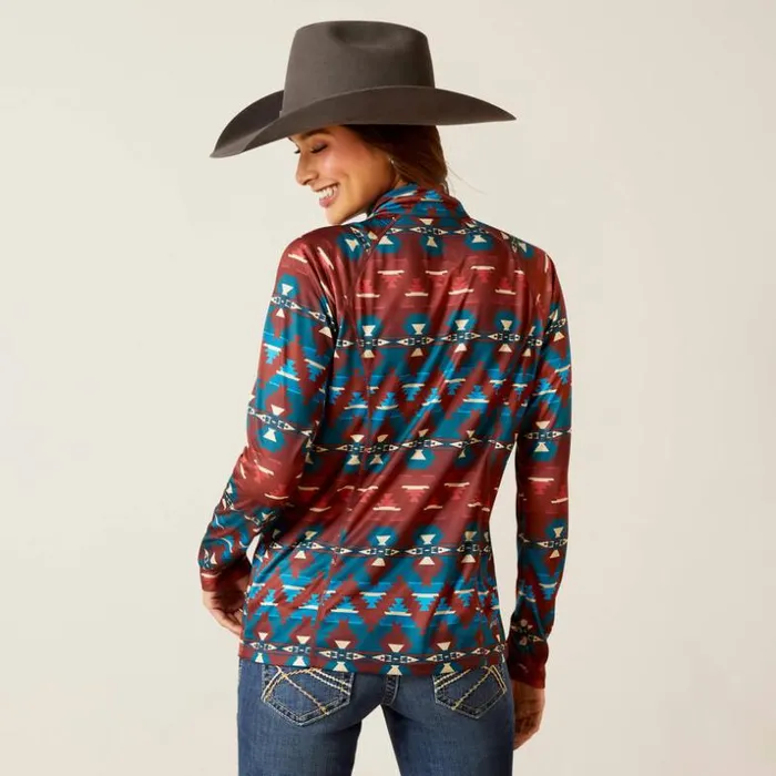 TShirts and Tops Women Ariat Laguna 14 Zip Top Baja Print TShirts and Tops Women Ariat Laguna 14 Zip Top Baja Print