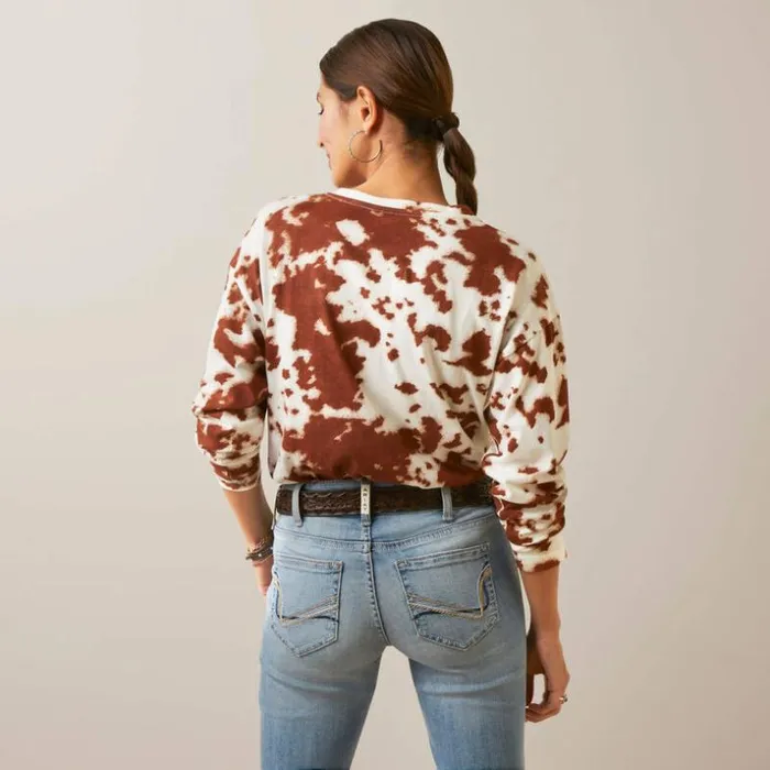 TShirts and Tops Women Ariat Relaxed Henley Top Paint TShirts and Tops Women Ariat Relaxed Henley Top Paint