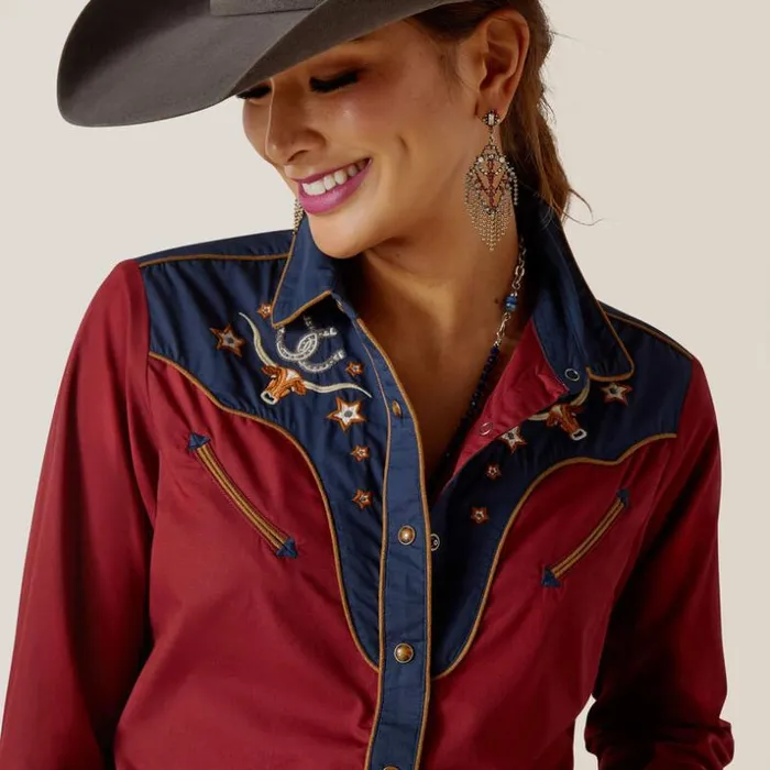TShirts and Tops Women Ariat Sissy Shirt Rubaiyatnavy TShirts and Tops Women Ariat Sissy Shirt Rubaiyatnavy