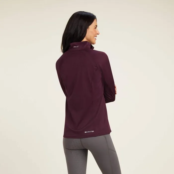 TShirts and Tops Women Ariat Sunstopper 20 14 Zip Baselayer Mulberry TShirts and Tops Women Ariat Sunstopper 20 14 Zip Baselayer Mulberry