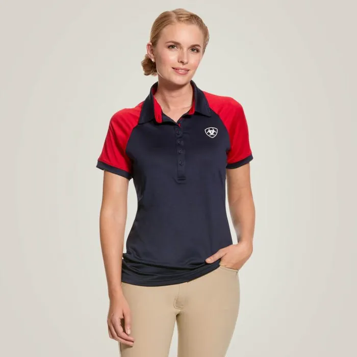TShirts and Tops Women Ariat Team 30 Polo Navy