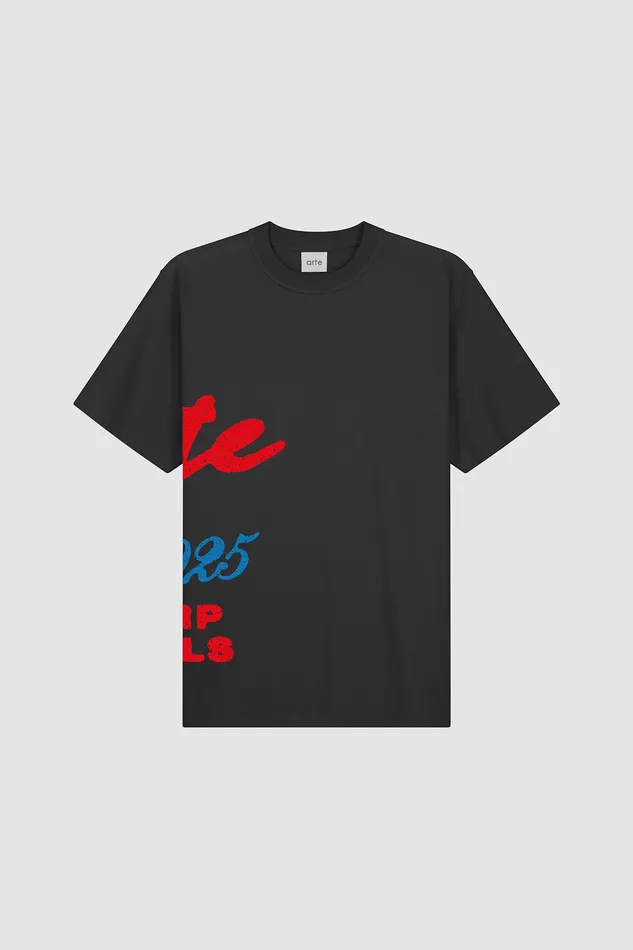 Tshirts Men Arte Antwerp Tshirt imprim latral Noir