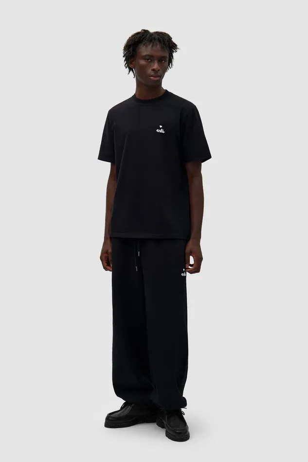 Tshirts Men Tshirt avec logo en forme de cur Noir Arte Antwerp