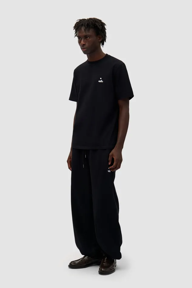 Tshirts Men Tshirt avec logo en forme de cur Noir Arte Antwerp