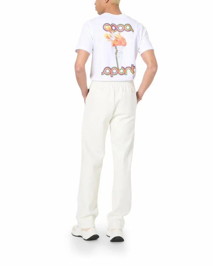 TShirts MenWomen Casablanca Paris La Flamme Du Sport TShirt TShirts MenWomen Casablanca Paris La Flamme Du Sport TShirt
