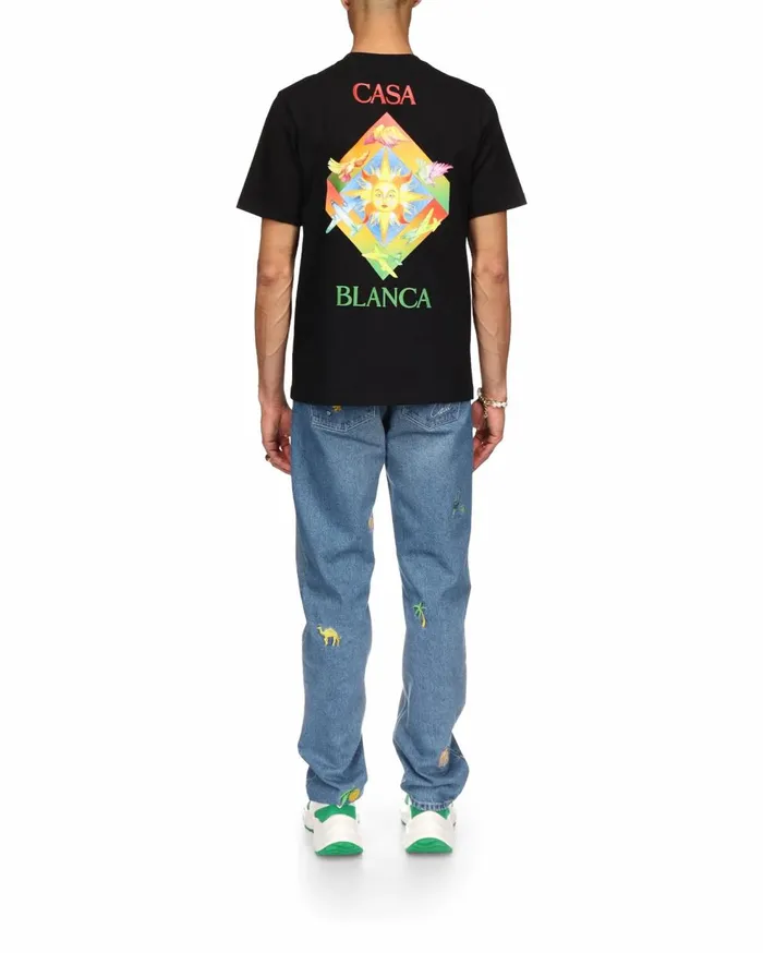 TShirts MenWomen Casablanca Paris Les Elements TShirt TShirts MenWomen Casablanca Paris Les Elements TShirt