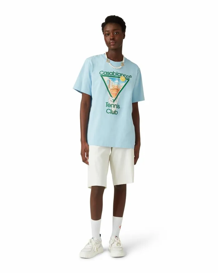 TShirts MenWomen Casablanca Paris Metaphysical Tennis Icon TShirt