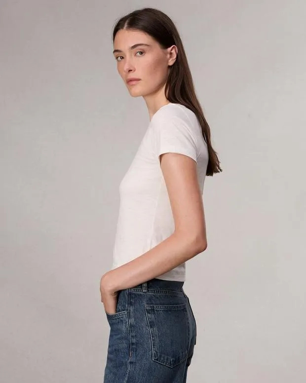 TShirts Mini Script RB Tee Ivory Multi rag and bone Women TShirts Mini Script RB Tee Ivory Multi rag and bone Women