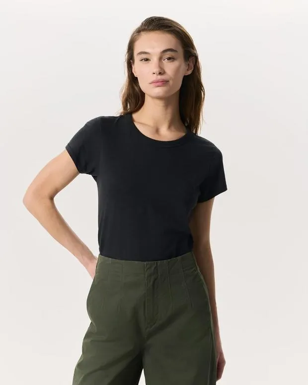 TShirts The Slub Tee BlackBright WhiteHeather Grey rag and bone Women