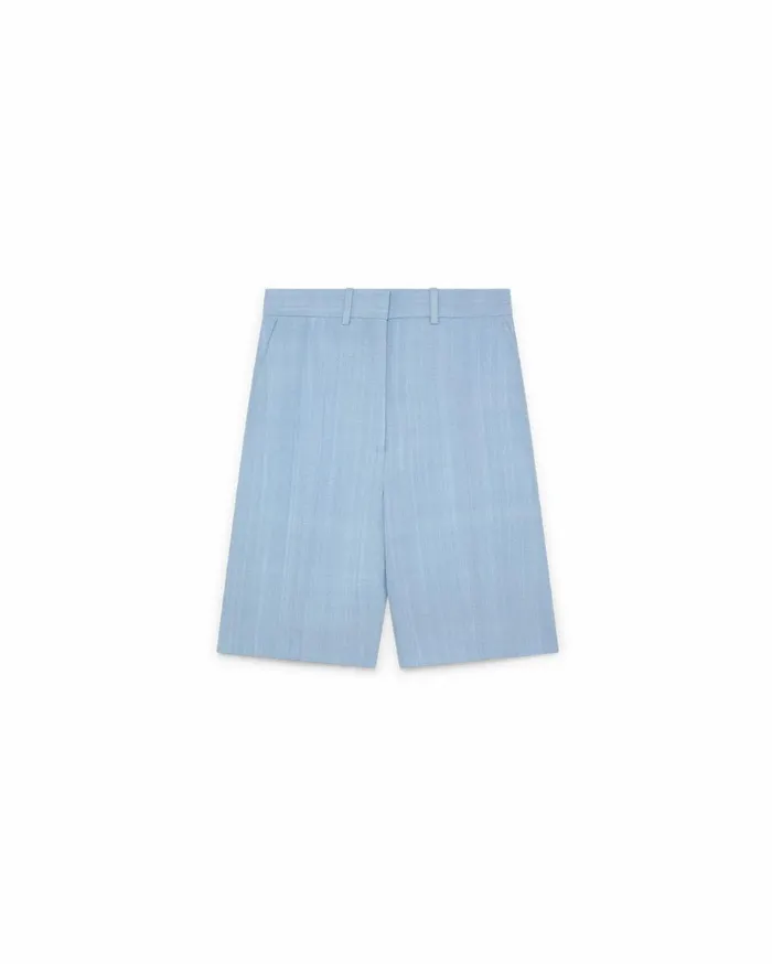 Tailoring Women Casablanca Paris Light Blue Tailored Shorts