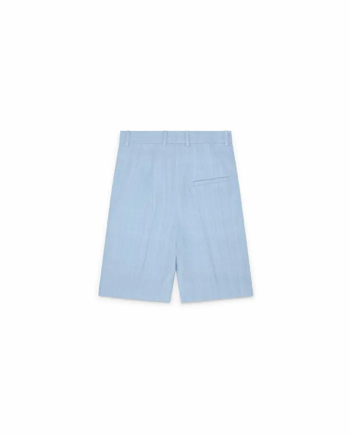 Tailoring Women Casablanca Paris Light Blue Tailored Shorts Tailoring Women Casablanca Paris Light Blue Tailored Shorts