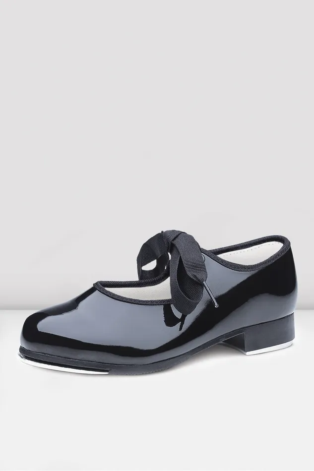 Tap Adult Ladies Dance Now Student Tap Shoes Black Patent Bloch