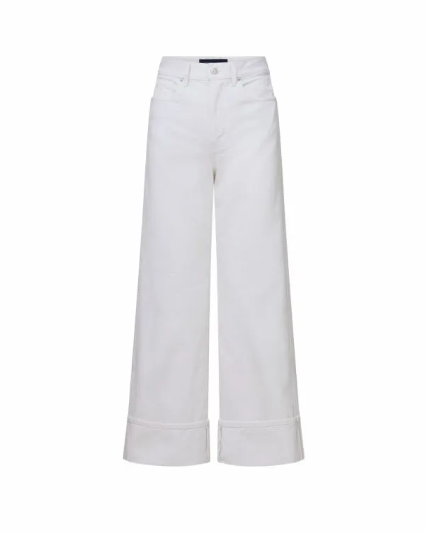 Taylor Cuffed Cropped WideLeg Jean White Women Veronica Beard Jeans Taylor Cuffed Cropped WideLeg Jean White Women Veronica Beard Jeans