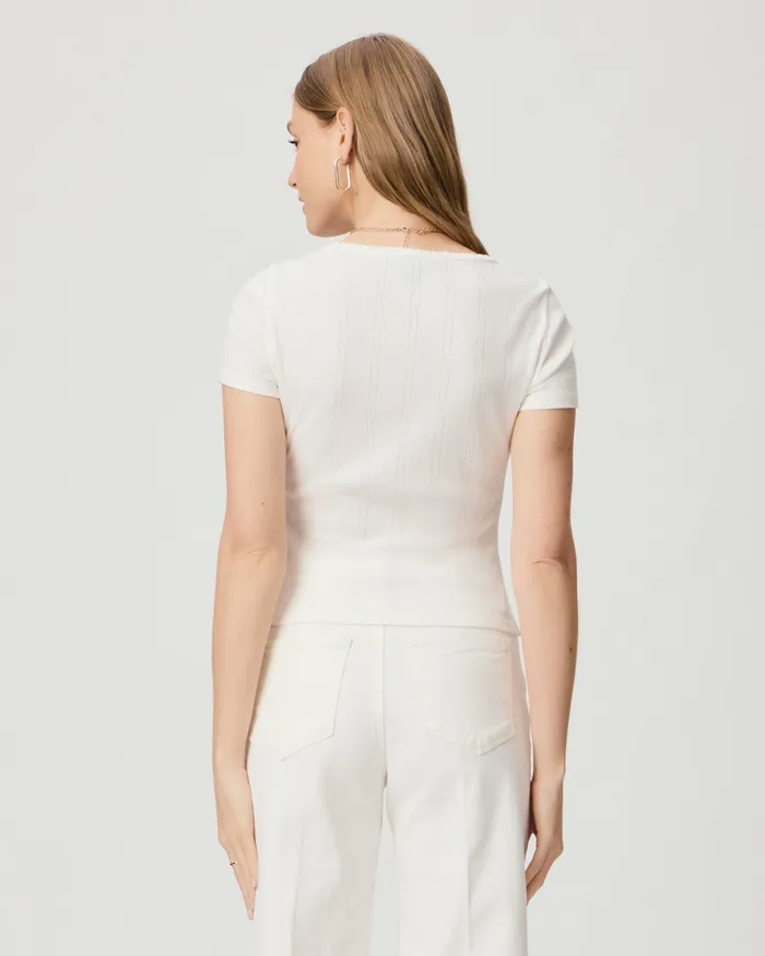 Tees and Tanks PAIGE Women Mariana Tee 8211 White Tees and Tanks PAIGE Women Mariana Tee 8211 White