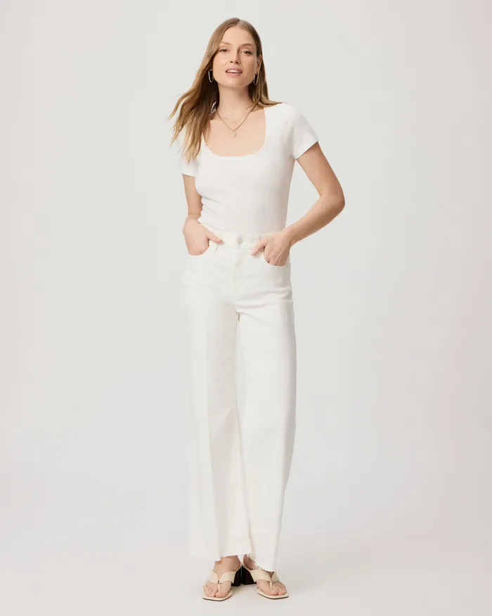Tees and Tanks PAIGE Women Mariana Tee 8211 White Tees and Tanks PAIGE Women Mariana Tee 8211 White